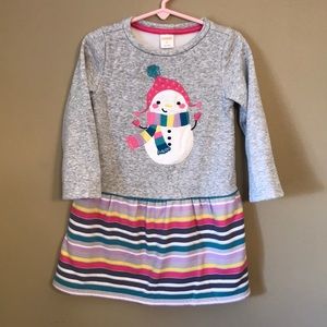 Gymboree snowman sweater dress